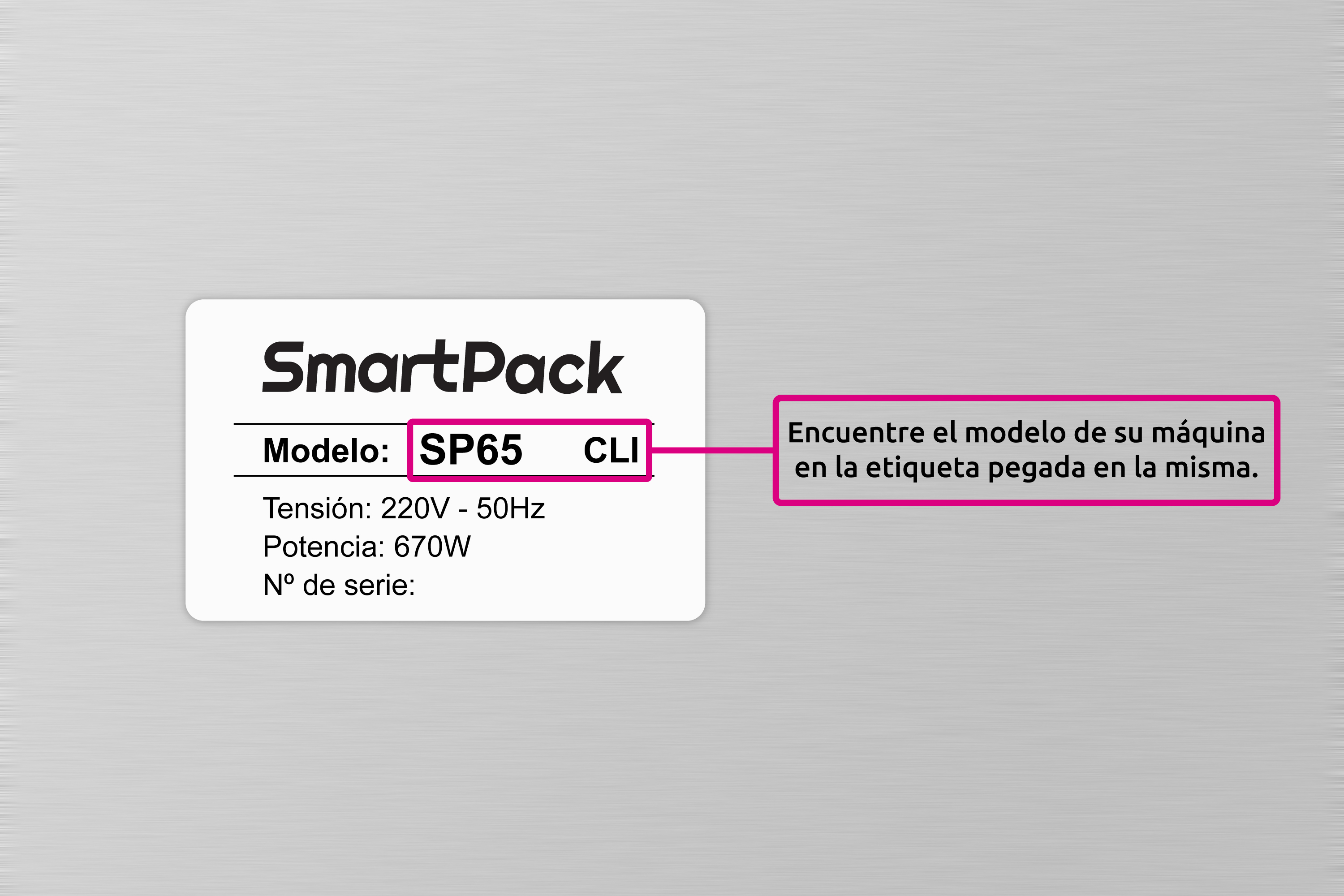Etiqueta Smart Pack